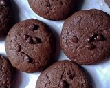 Foto langkah ke 6 dari resep COOKIES COKLAT ISI SELAI KACANG ♡.