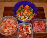 A picture of step 4 of Mike's Cajun Shrimp Smoked Sausage & Baby Potato Skillets.