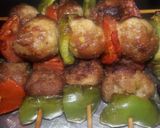 A picture of step 3 of Kofta shaslik(in different style).