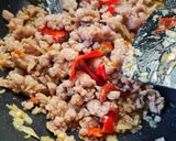 รูปขั้นตอนการทำที่ 1 ของ หมูสับผัดยี่หร่าแบบแห้ง