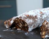 Une image de l'étape 13 de Saucisson au chocolat et chamallows.