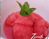 A picture of step 2 of Watermelon Sorbet.