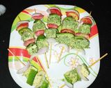 A picture of step 3 of Veg Tofu chutney  kebabs.