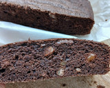 A picture of step 7 of Ragi Flour Cocoa Brownie with Mocha.