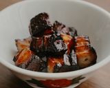 A picture of step 6 of Pork char siew / BBQ pork belly (Simplified version).