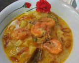 Foto langkah ke 6 dari resep Kentang Udang Kuah santan.