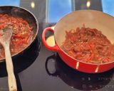 A picture of step 7 of Enchilada Lasagne.