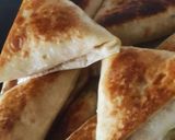 Une image de l'étape 5 de Tacos façon brick aux poulets curry.