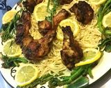 A picture of step 5 of BIANCO MEATS- Tuscan Roasted Chicken over Cacio Pepe Linguine,,.