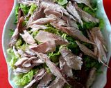 Foto del paso 12 de la receta Ensalada piramidal de melva fresca con cebollas y piquillos