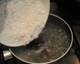 A picture of step 5 of Green rice (Zamarod pilaf).