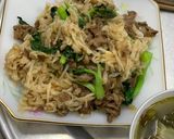 A picture of step 6 of Stir-Fried Pho Noodles with Beef and Chinese Broccoli.