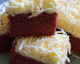 Foto langkah ke 7 dari resep Bolu RedVelvet Tabur Keju.