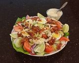 A picture of step 7 of Southwestern BLT Egg Salad.