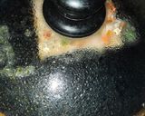 A picture of step 3 of Chessey bread sandwich.