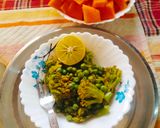 A picture of step 7 of Butter garlic Broccoli with peas 😋(Healthy morning Breakfast).