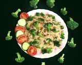 A picture of step 10 of Broccoli Rice.
