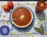A picture of step 6 of Cheese Corn Tomato Soup.