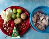 Foto langkah ke 1 dari resep Tongseng ayam santan #2.