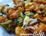 A picture of step 2 of Oven Baked Prawn Shashlik.