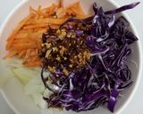 Hình bước làm 9 của món Gỏi gà ngũ sắc