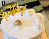 A picture of step 6 of Engagement cake.