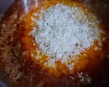 A picture of step 7 of Chana pulao.