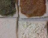 A picture of step 4 of Tri-colour sandwich.