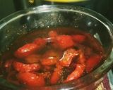 A picture of step 3 of Tomato Pickle.
