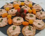 A picture of step 2 of Tangy Smoked Salmon mousse for party starters.