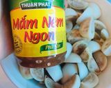 Hình bước làm 4 của món Cà pháo trộn mắm nêm