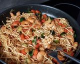 Une image de l'étape 4 de °Nouilles chinoise sautées aux petits légumes °🇨🇳.