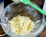 A picture of step 2 of Mawa Milk Cake.