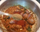 A picture of step 7 of Kathirikai puli Kulzhambu Tangy brinjal curry.