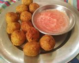 पोहा बेेसन बॉल्स (Poha besan balls recipe in hindi) रेसिपी चरण 6 फोटो