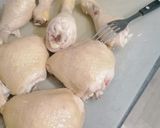Une image de l'étape 4 de Cuisse de poulet sauce soja et miel.