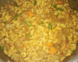 A picture of step 6 of Macaroni with Minced Meat. #oct1strush.