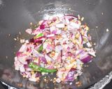 A picture of step 4 of Masala dosa.