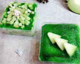 Foto langkah ke 22 dari resep Cake Dessert Box Melon.