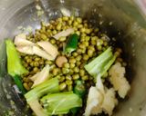 A picture of step 1 of Moong veggie chilla.