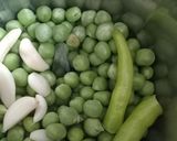 A picture of step 1 of Green Peas Cutlet.