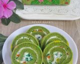 Foto langkah ke 17 dari resep Japanese Matcha Roll Cake.