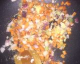 A picture of step 2 of Egg fried rice.
