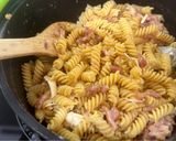 Foto del paso 5 de la receta: Pasta queso de cabra bacon y miel