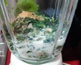 Foto del paso 3 de la receta: Espaguetis con salsa de espinacas