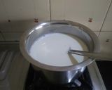 A picture of step 1 of Rose bhapa sandesh.