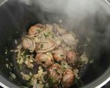 Foto del paso 5 de la receta Arroz caldoso con almejas y gambas