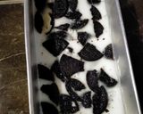 Foto langkah ke 4 dari resep Puding coklat Oreo.