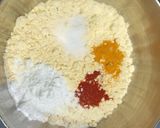 A picture of step 1 of Methi Na Gota.