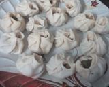 A picture of step 11 of Red milky pasta momo.